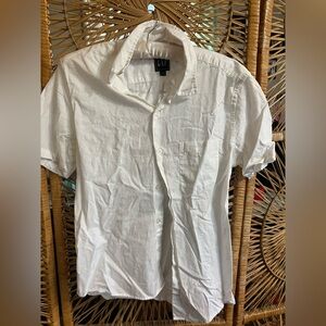 GAP woMen's White Short Sleeve Shirt